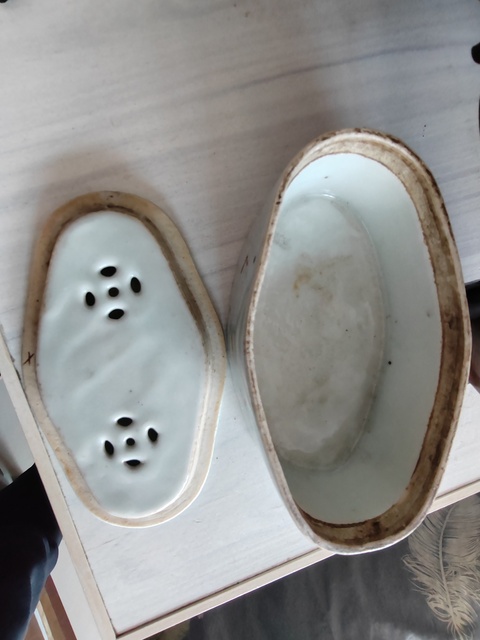 古玩陶瓷晚清淺絳彩花鳥紋刨花缸拍賣，當前價格988元