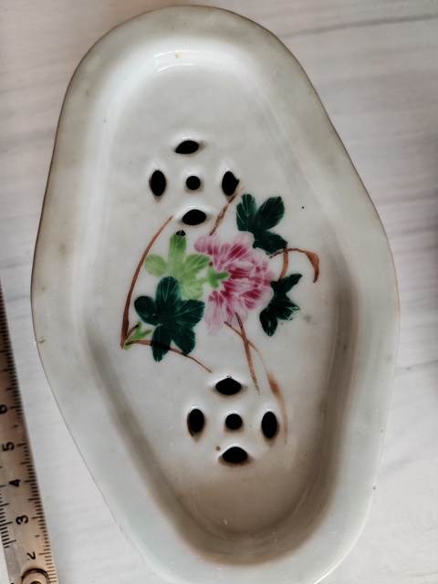 古玩陶瓷晚清淺絳彩花鳥紋刨花缸拍賣，當前價格988元