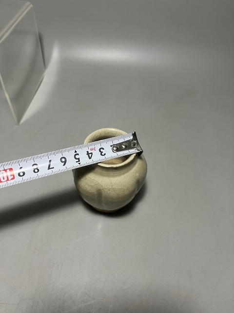 古玩陶瓷青白釉瓜棱罐拍賣(mài)，當(dāng)前價(jià)格880元