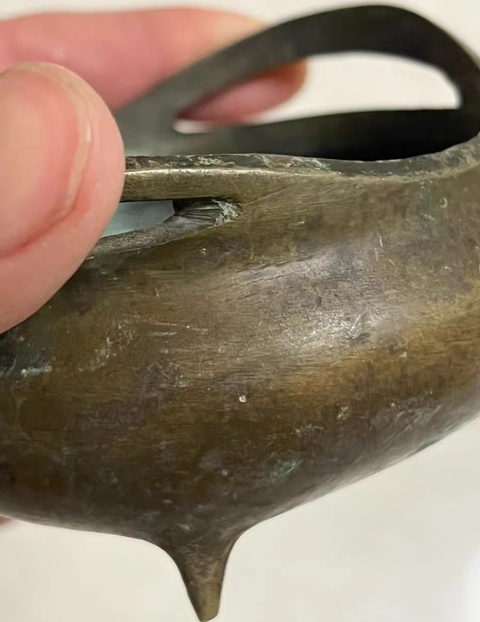 古玩銅器銅爐真品鑒賞圖
