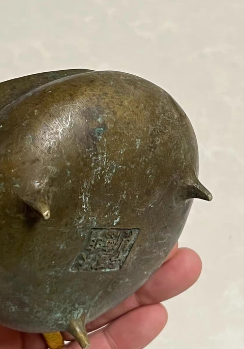 古玩銅器銅爐真品鑒賞圖