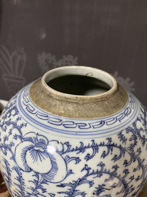 古玩陶瓷花卉紋青花蓋罐拍賣,當前價格1588元