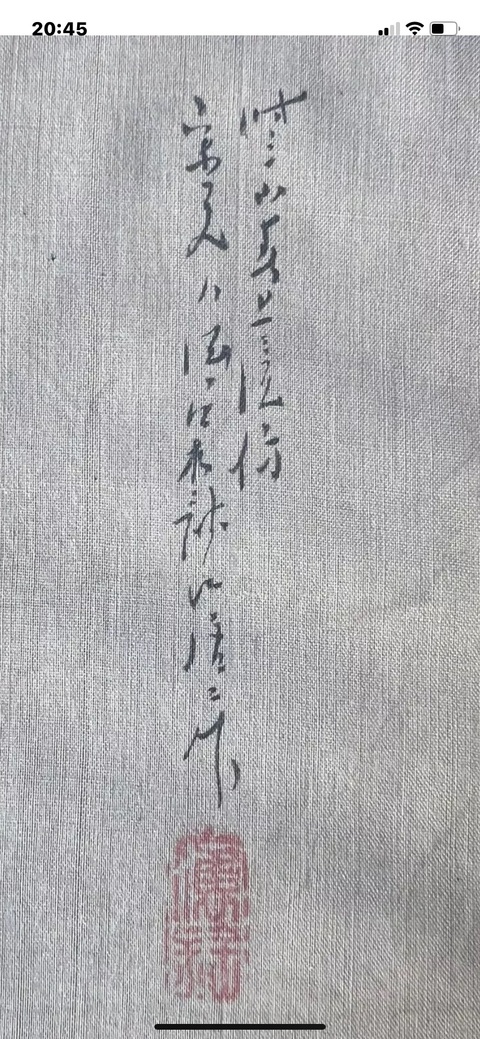 古玩字畫佚名人物真品鑒賞圖
