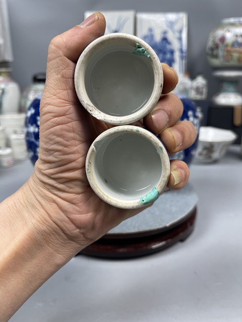 古玩陶瓷晚清青花留白冰梅紋茶葉罐拍賣，當前價格7219元