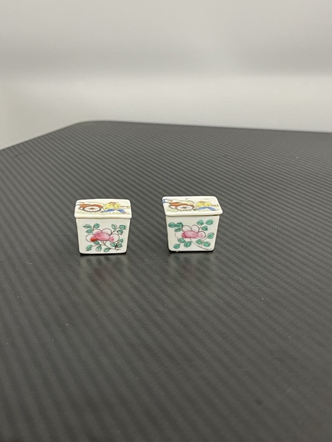 古玩陶瓷民國粉彩人物小蓋盒拍賣,當前價格2359元
