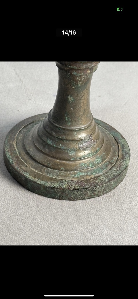 古玩銅器西漢行燈真品鑒賞圖