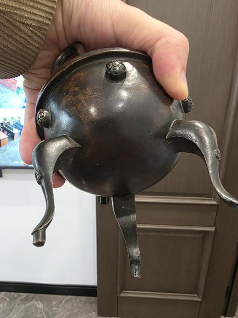 古玩銅器銅熏爐真品鑒賞圖