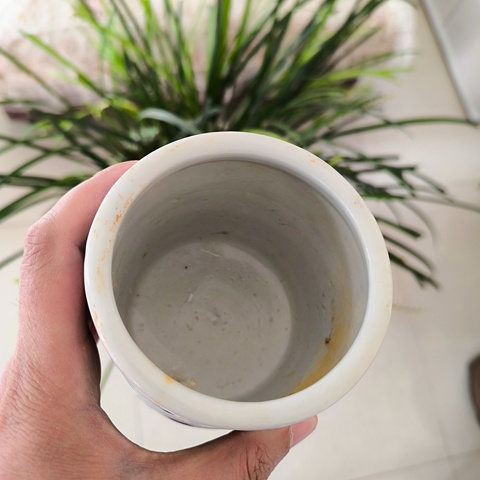 古玩陶瓷青花雙龍戲珠紋三足爐真品鑒賞圖