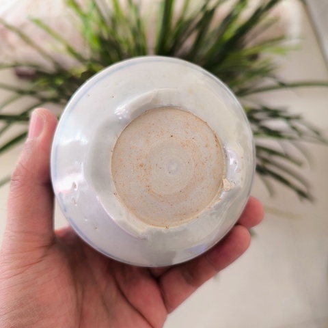 古玩陶瓷青花雙龍戲珠紋三足爐真品鑒賞圖