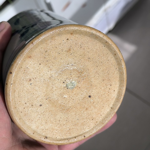 古玩陶瓷青花花鳥紋筆筒真品鑒賞圖