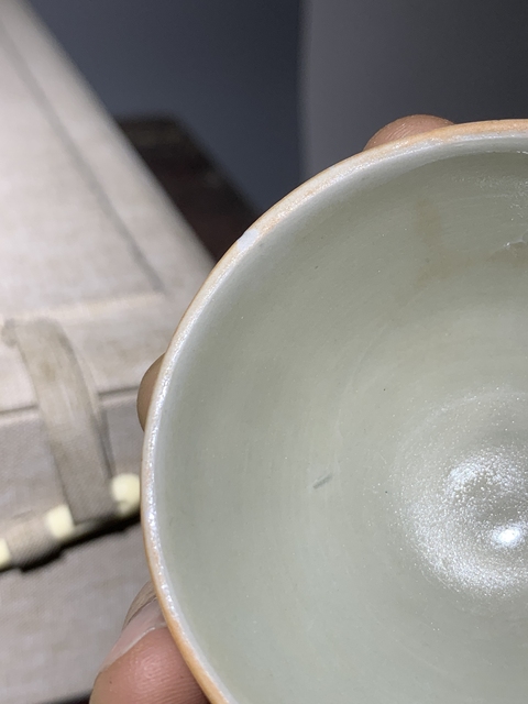 古玩陶瓷白釉杯真品鑒賞圖