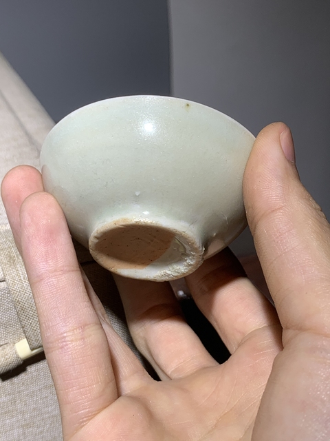 古玩陶瓷白釉杯真品鑒賞圖