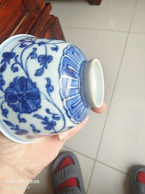 古玩陶瓷青花杯拍賣,當前價格4888元