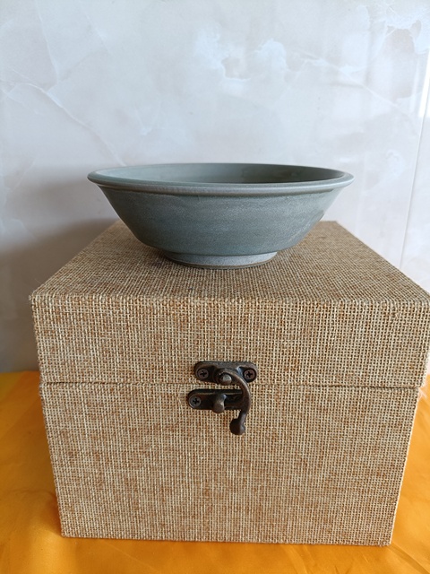 古玩陶瓷精品南宋龍泉青瓷直壁洗拍賣,當前價格6980元