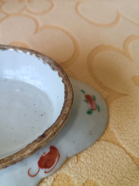 古玩陶瓷無雙譜粉彩海棠盤拍賣,當前價格3500元