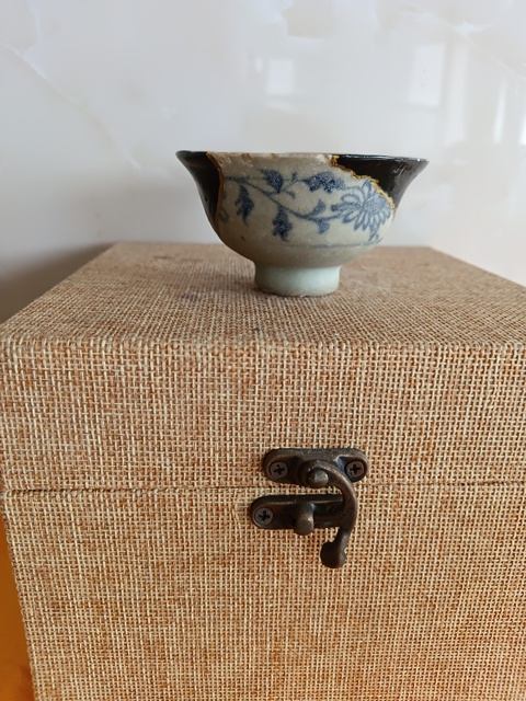 古玩陶瓷精品元青花纏枝花卉紋碗標本件拍賣,當前價格2980元