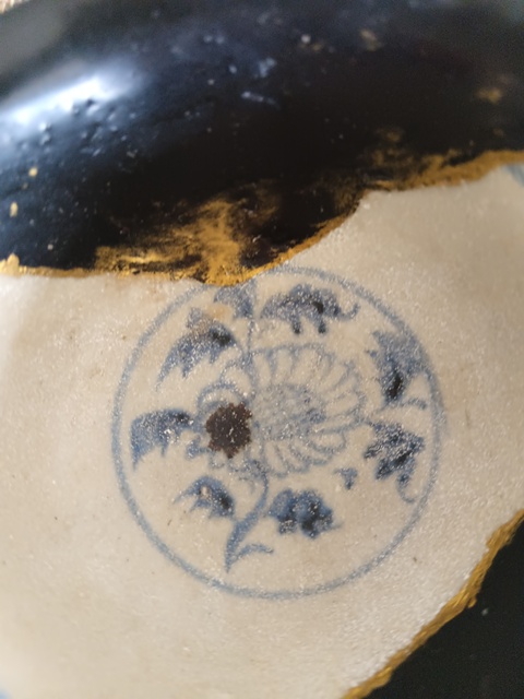 古玩陶瓷精品元青花纏枝花卉紋碗標本件拍賣,當前價格2980元