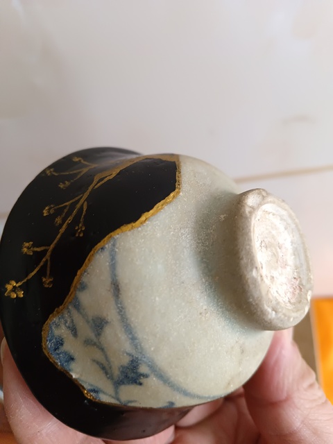 古玩陶瓷精品元青花纏枝花卉紋碗標本件拍賣,當前價格2980元