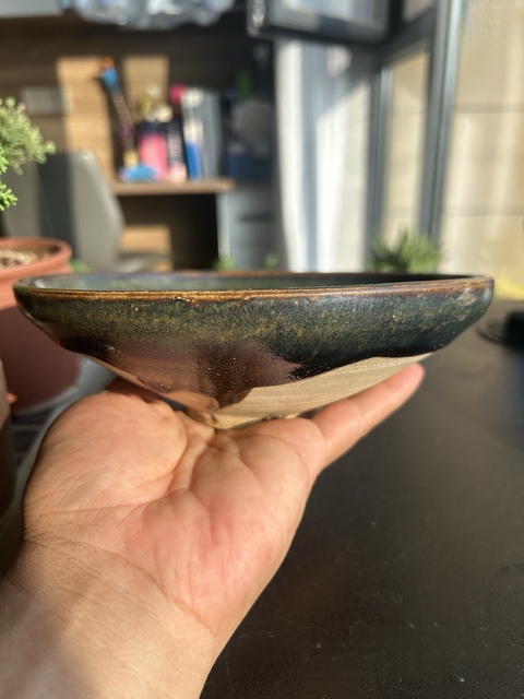 古玩陶瓷耀州窯窯變黑釉大碗拍賣,當(dāng)前價格5000元
