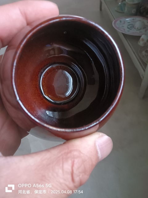 古玩陶瓷紫金釉雞心罐拍賣，當前價格188元