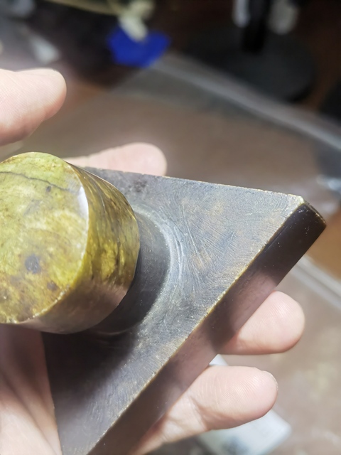古玩玉器獨山玉雕“印章”真品鑒賞圖