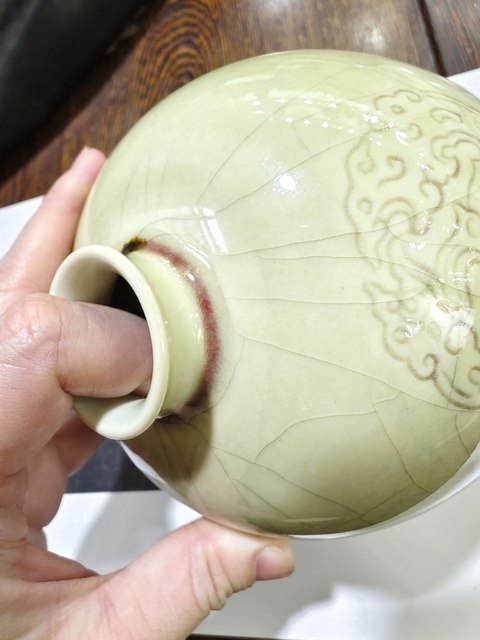 古玩陶瓷豇豆紅太白尊真品鑒賞圖