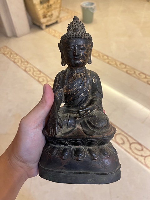 古玩銅器造像真品鑒賞圖