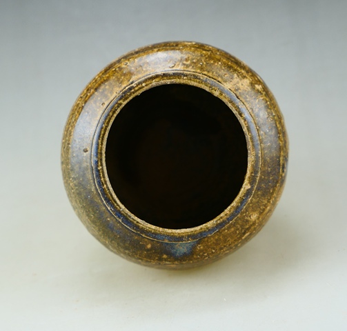 古玩陶瓷洪塘窯黃釉罐真品鑒賞圖