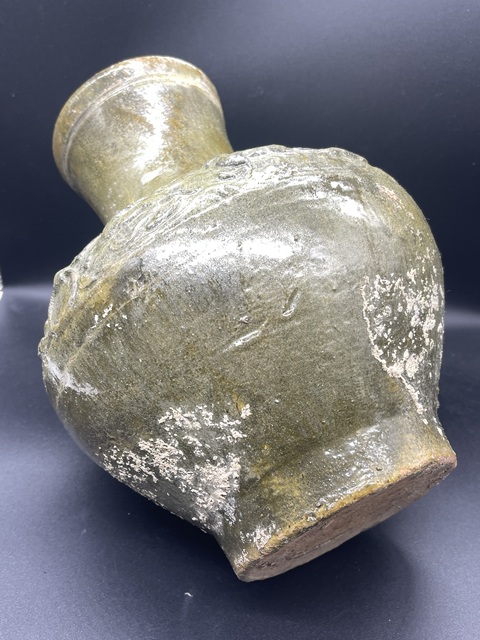 古玩陶瓷跑獸瓶真品鑒賞圖