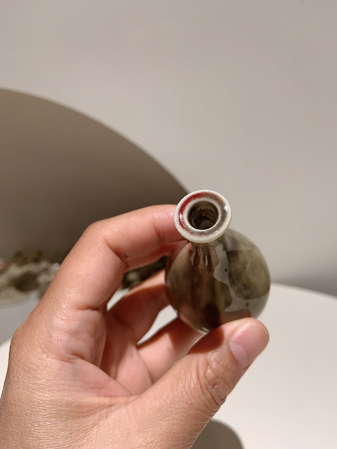 古玩陶瓷郎紅釉膽瓶(已保真)拍賣,當前價格1000元