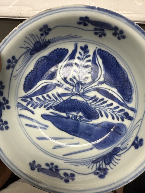古玩陶瓷萬歷青花小碟真品鑒賞圖