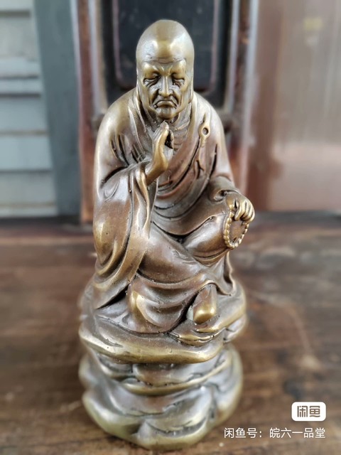 古玩銅器銅達(dá)摩拍賣,當(dāng)前價(jià)格158元