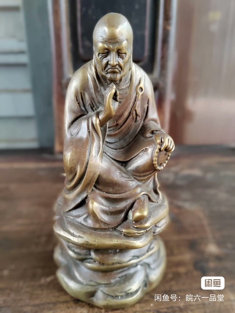 古玩銅器銅達(dá)摩拍賣,當(dāng)前價(jià)格158元