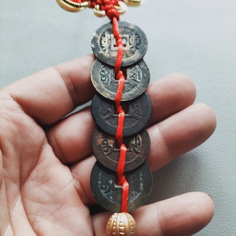 古玩錢幣清代五帝錢拍賣,當前價格458元