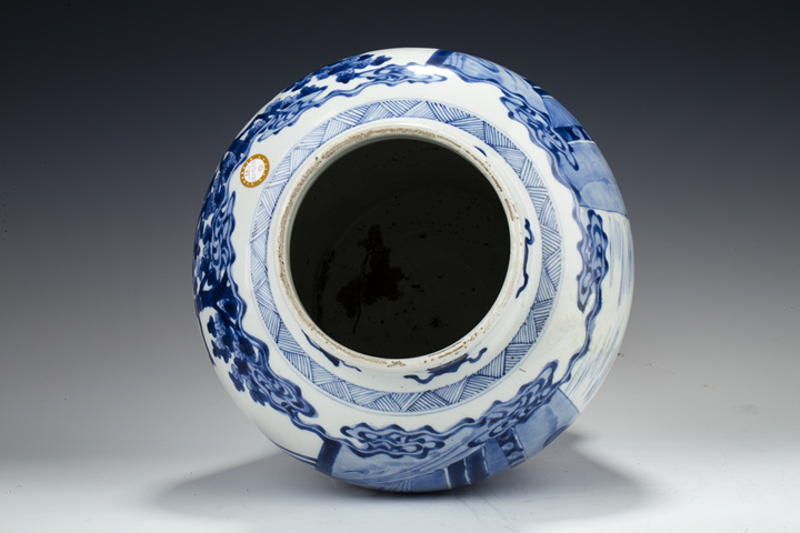 古玩陶瓷清康熙·青花四妃十六子紋將軍罐
真品鑒賞圖