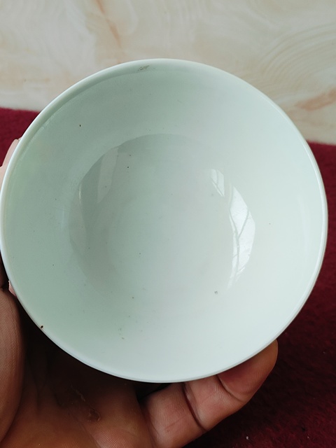 古玩陶瓷瓜蝶連綿粉彩碗拍賣，當前價格1200元