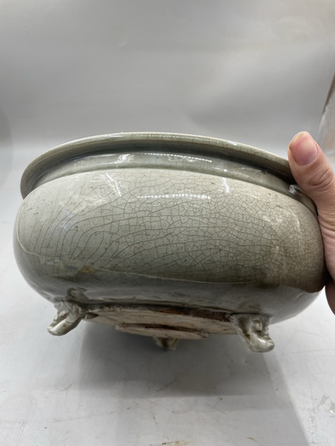 古玩陶瓷三足香爐拍賣,當前價格6000元