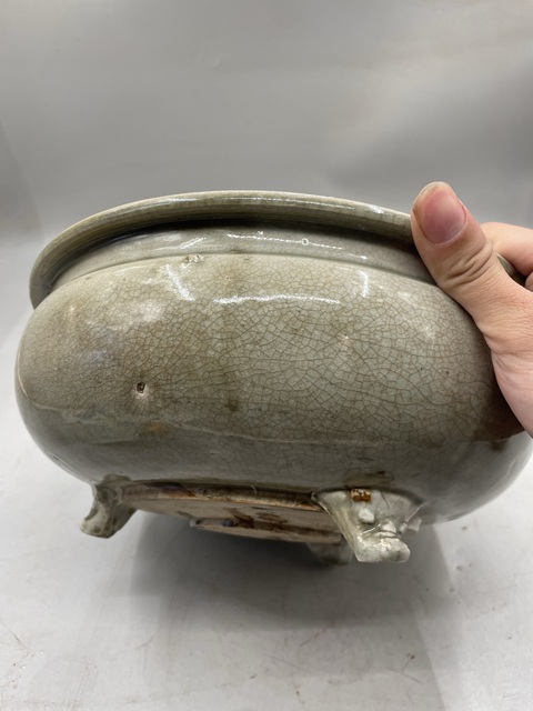 古玩陶瓷三足香爐拍賣,當前價格6000元
