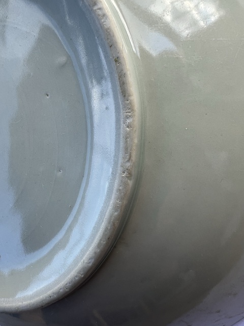 古玩陶瓷青花魚盤真品鑒賞圖