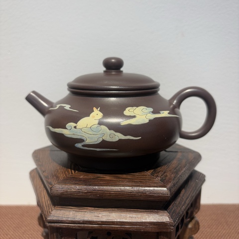 古玩雜項玉兔迎新真品鑒賞圖