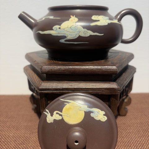 古玩雜項玉兔迎新真品鑒賞圖