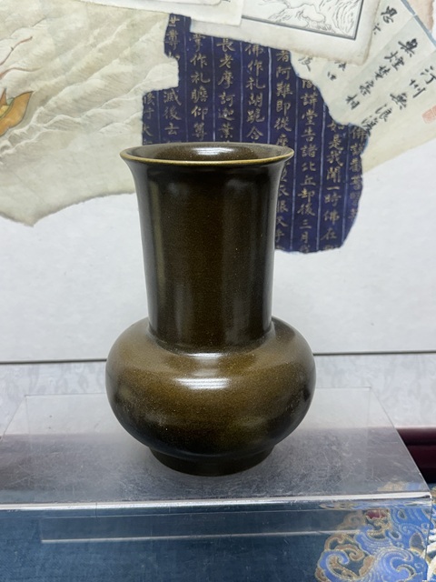 古玩陶瓷民國精品茶葉末釉尊拍賣,當前價格2200元