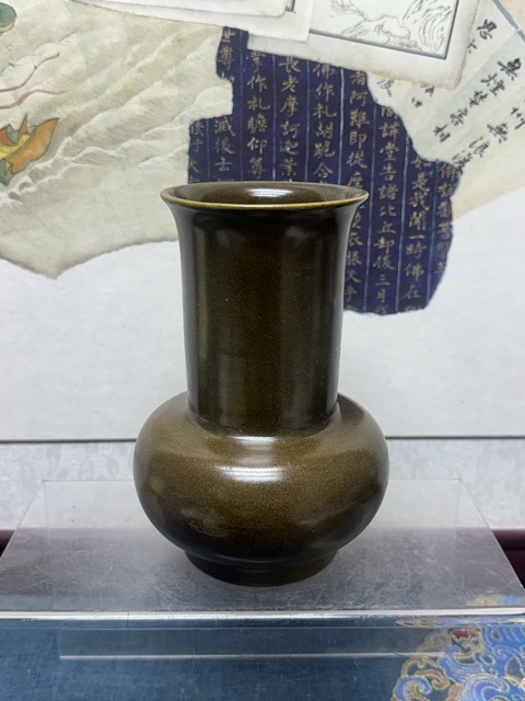 古玩陶瓷民國精品茶葉末釉尊拍賣,當前價格2200元