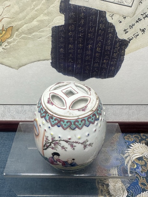 古玩陶瓷民國精品三娘教子圖粉彩蓋罐 澳大利亞所買拍賣,當前價格890元