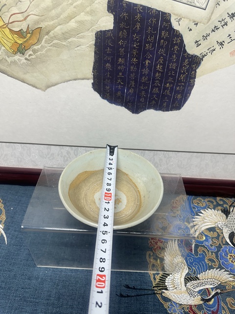 古玩陶瓷明晚期花卉青花碗拍賣,當前價格89元