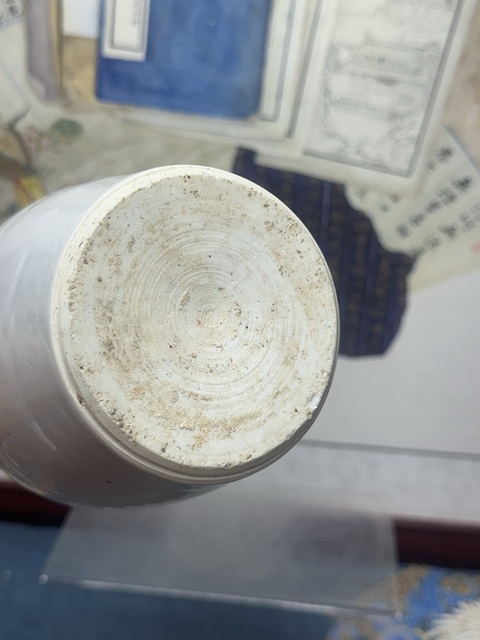古玩陶瓷明晚期甜白釉釉罐 高白 挺拔拍賣,當前價格1260元