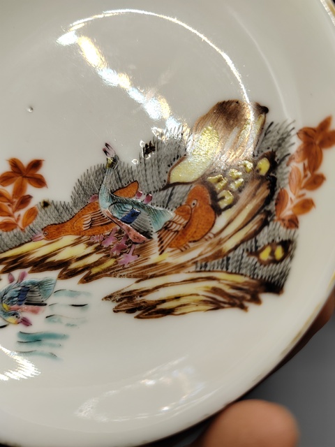 古玩陶瓷乾隆廣琺瑯彩飛鳴食宿賞盤拍賣，當(dāng)前價(jià)格0元