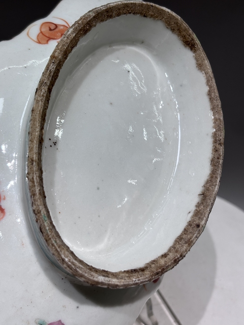 古玩陶瓷粉彩無雙譜人物貢盤拍賣，當前價格2600元