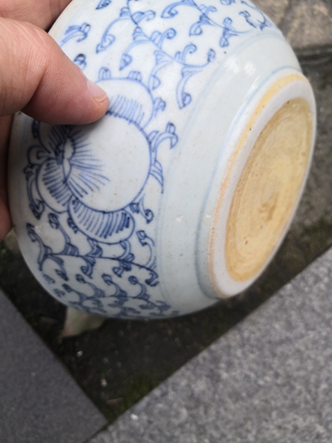 古玩陶瓷青花缽真品鑒賞圖