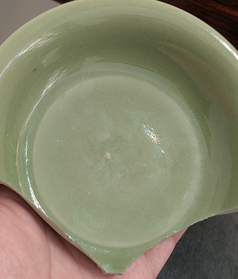 古玩陶瓷龍泉窯青釉盤拍賣,當前價格888元